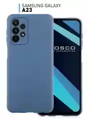 Чехол для Samsung Galaxy A23 силиконовый ROSCO матовый тонкий с бортиком- защитой камер