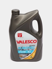 Масло VALESCO EUROTEC GX 5000 10/40 API SN/CF п/синтетическое, 4 л, ПЭ