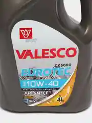 Масло VALESCO EUROTEC GX 5000 10/40 API SN/CF п/синтетическое, 4 л, ПЭ