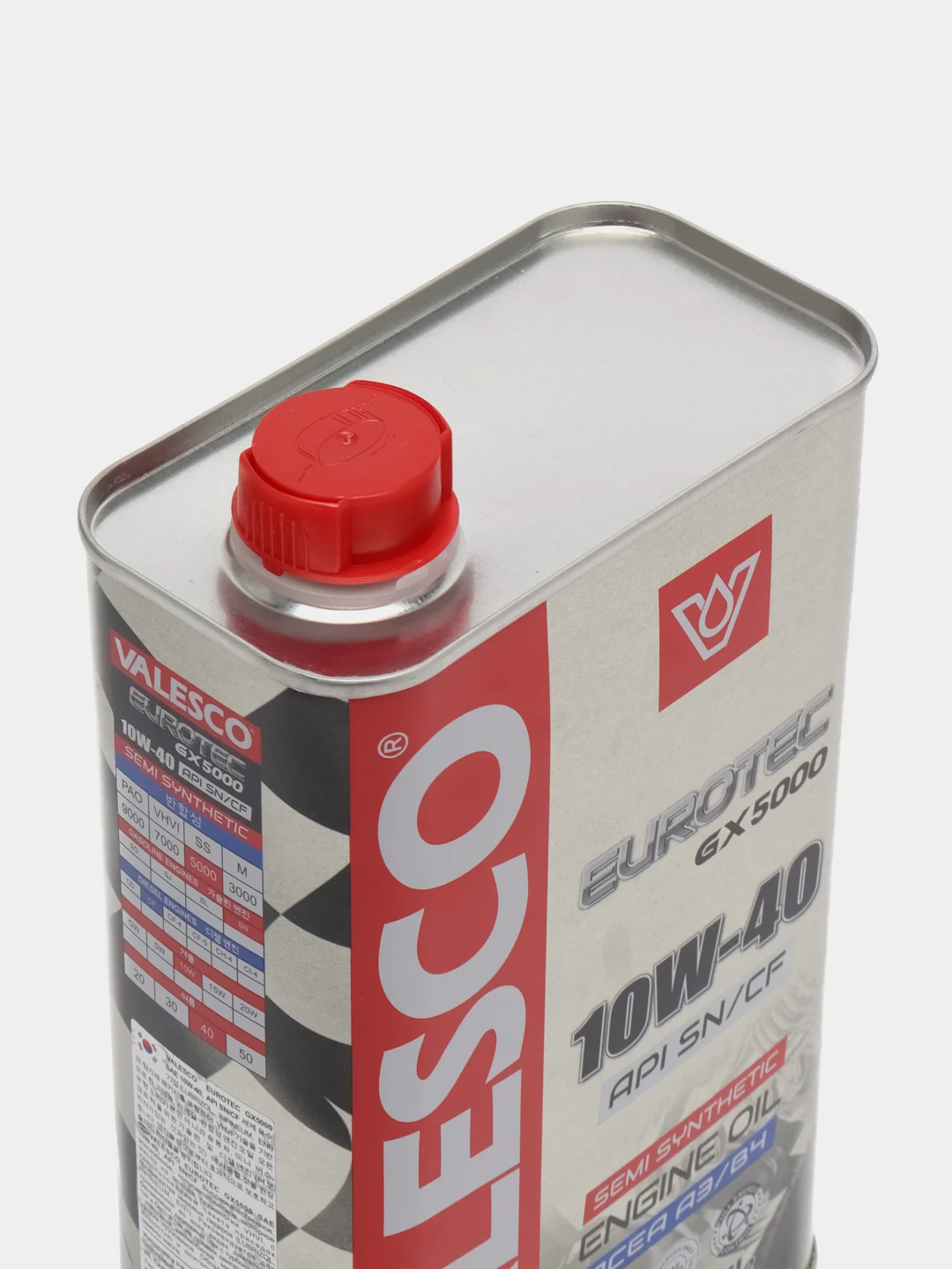 Масло VALESCO Eurotec GX 5000 10/40 API SN/CF п/синтетическое, 1 л