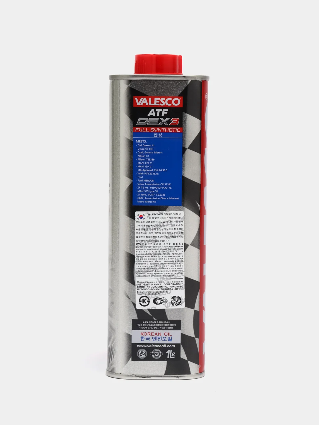 Масло VALESCO ATF Dexron III трансмиссионное, 1 л