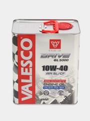 Масло VALESCO DRIVE GL 5000 10/40 API SL/CF п/синтетическое, 3 л
