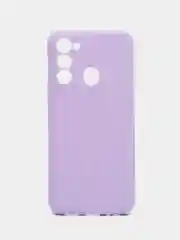 Лавандовый чехол Tecno Spark GO 2022, Tecno Spark 8C силиконовый, цветной, матовый