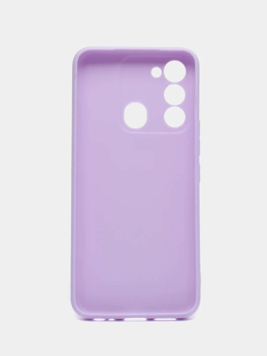 Лавандовый чехол Tecno Spark GO 2022, Tecno Spark 8C силиконовый, цветной, матовый