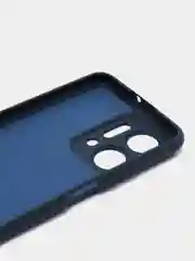 Темно-синий чехол силиконовый для Huawei Honor X7a (Хуавей Хонор Х7а) Silicone Cover