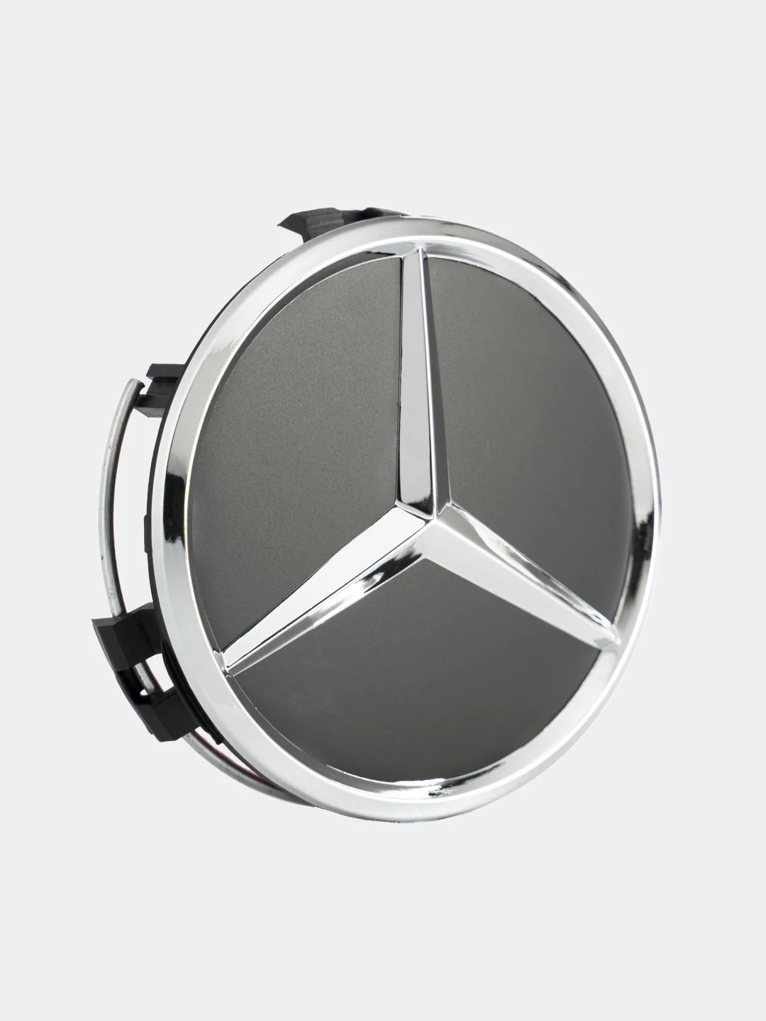 Черный колпачок на ступицу Mercedes, 75 мм