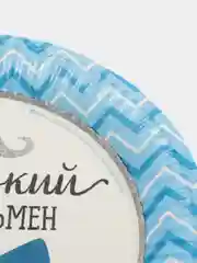 Голубой тарелки бумажные на день рождение, гендер 10 штук. Гравити Фолз,Чебурашка, синий трактор