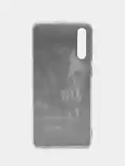 Зелёный хаки силиконовый чехол на Samsung Galaxy A50/A30s / Самсунг А50/А30s прозрачный, с рисунком