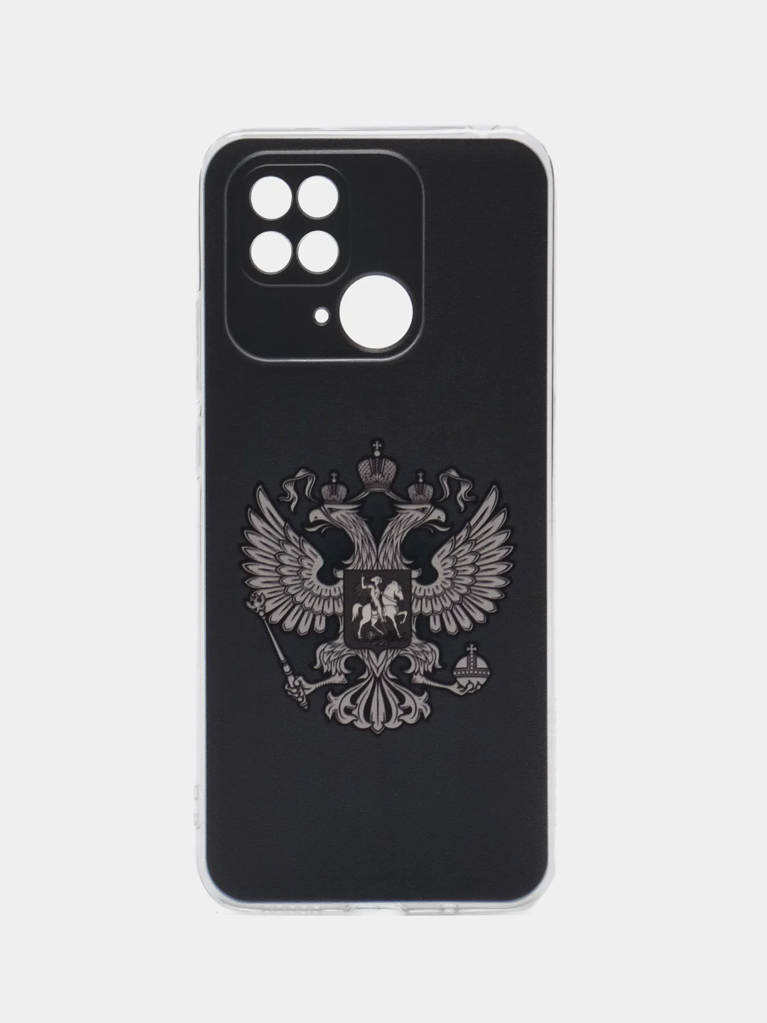 Приглушённый хаки чехол на Xiaomi Redmi 10C / Сяоми Редми 10С прозрачный, с рисунком, защита камеры