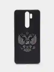 Приглушённый хаки силиконовый чехол на Xiaomi Redmi Note 8 Pro / Сяоми Редми Нот 8 Про прозрачный с рисунком