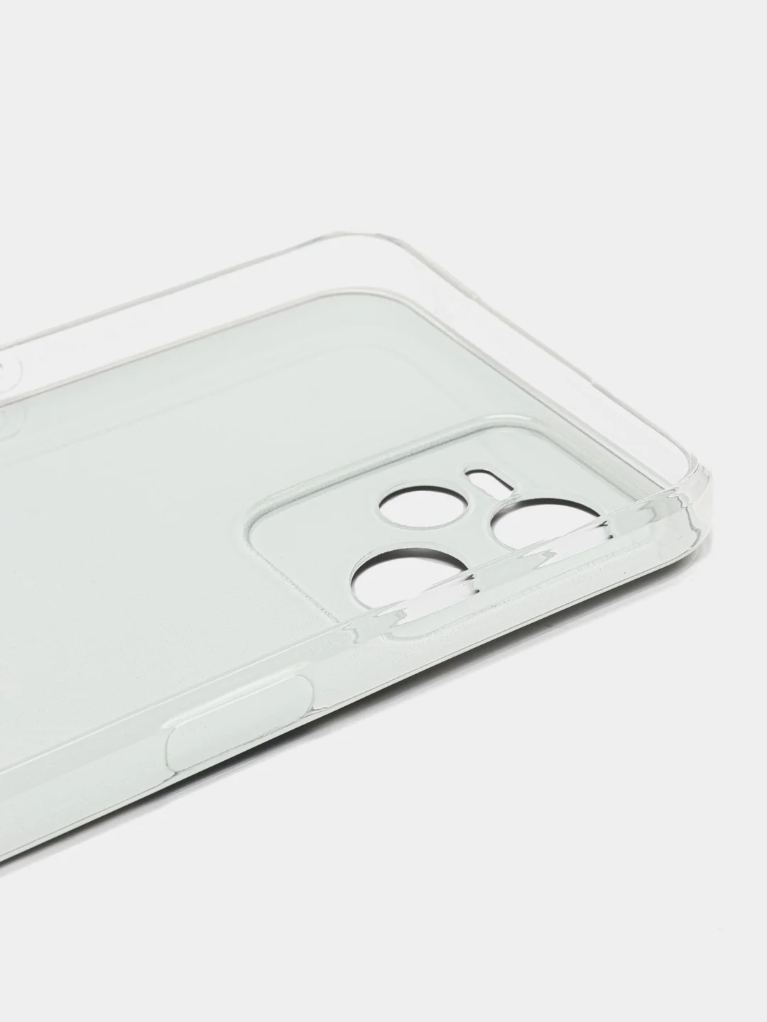 Приглушённый хаки силиконовый чехол на Realme C35 / Реалми С35 прозрачный, с рисунком, защита камеры