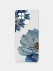 Лазурный чехол на Xiaomi Redmi 10C / Сяоми Редми 10С прозрачный, с рисунком, защита камеры