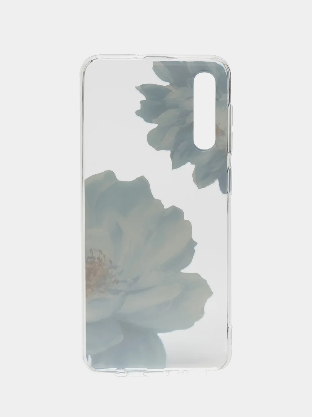 Лазурный силиконовый чехол на Samsung Galaxy A50/A30s / Самсунг А50/А30s прозрачный, с рисунком