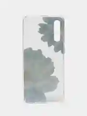 Лазурный силиконовый чехол на Samsung Galaxy A50/A30s / Самсунг А50/А30s прозрачный, с рисунком