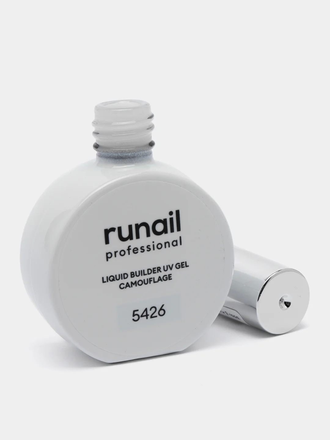 Хаки уф гель для наращивания/Цветной жидкий уф гель/Гель лак Runail Professional, 15 мл