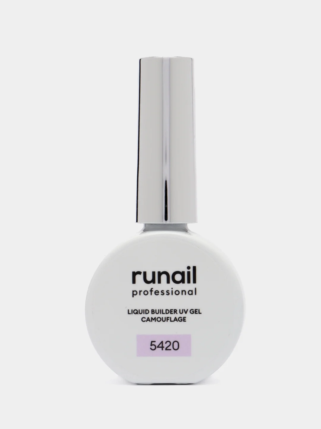 Молочный уф гель для наращивания/Цветной жидкий уф гель/Гель лак Runail Professional, 15 мл