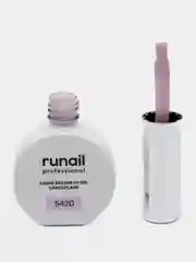 Молочный уф гель для наращивания/Цветной жидкий уф гель/Гель лак Runail Professional, 15 мл