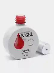 Красный уф гель для наращивания/Цветной жидкий уф гель/Гель лак Runail Professional, 15 мл