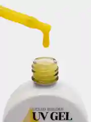 Желтый уф гель для наращивания/Цветной жидкий уф гель/Гель лак Runail Professional, 15 мл