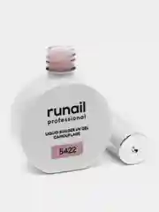 Розовый уф гель для наращивания/Цветной жидкий уф гель/Гель лак Runail Professional, 15 мл