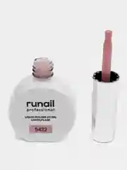 Розовый уф гель для наращивания/Цветной жидкий уф гель/Гель лак Runail Professional, 15 мл