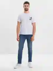 Белый футболка мужская