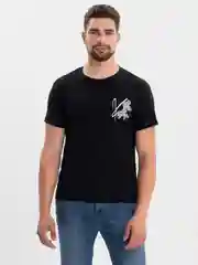 Черный футболка мужская
