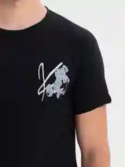 Черный футболка мужская