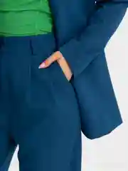 Морской костюм BLAZER классический, с прямыми брюками, женский
