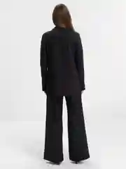 Черный костюм BLAZER классический, с прямыми брюками, женский