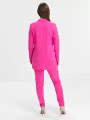 Розовый костюм классический деловой женский Blazer