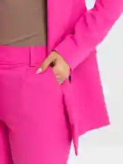 Розовый костюм классический деловой женский Blazer
