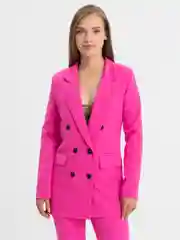 Розовый костюм классический деловой женский Blazer