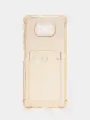 Бежевый чехол для Xiaomi Poco X3, Poco X3 NFS, Poco X3 Pro (Сяоми Поко Х3, Поко Х3 Про) прозрачный