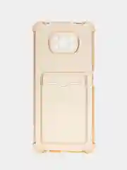 Бежевый чехол для Xiaomi Poco X3, Poco X3 NFS, Poco X3 Pro (Сяоми Поко Х3, Поко Х3 Про) прозрачный