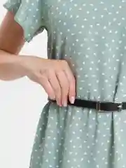 Зеленый платье женское, офисное, школьное