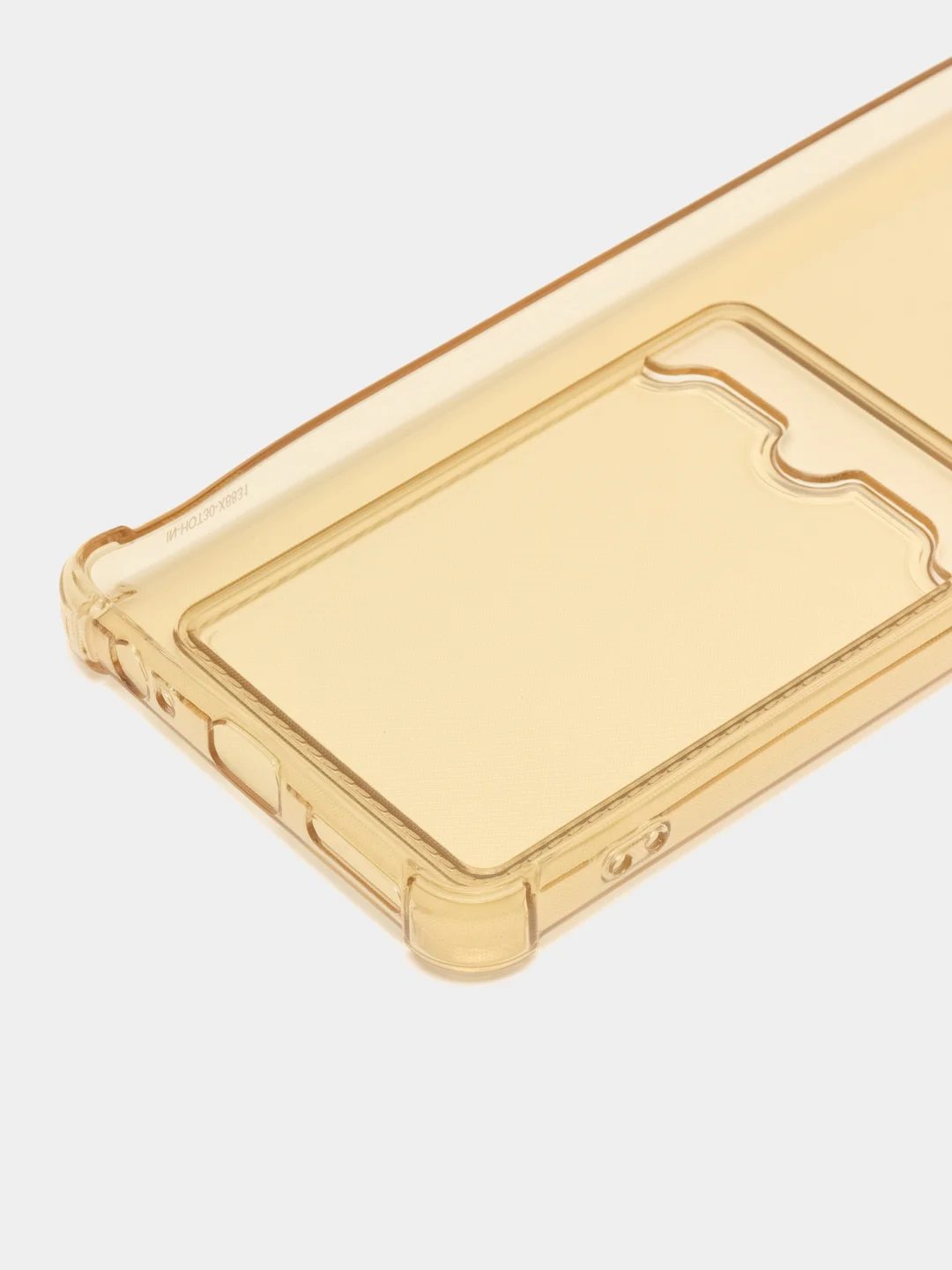Бежевый силиконовый чехол для Infinix HOT 30 (Инфиникс Хот 30), прозрачный
