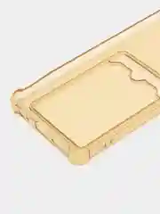 Бежевый силиконовый чехол для Infinix HOT 30 (Инфиникс Хот 30), прозрачный