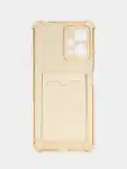 Бежевый чехол для Xiaomi Redmi Note 12 5G, Poco X5 (Сяоми Нот 12 5Г, Поко Х5), прозрачный