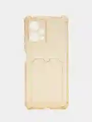 Бежевый чехол для Xiaomi Redmi Note 12 5G, Poco X5 (Сяоми Нот 12 5Г, Поко Х5), прозрачный
