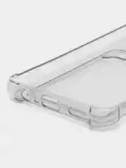 Серый силиконовый чехол для Honor X7 (Хонор Х7), с карманом для карт, прозрачный