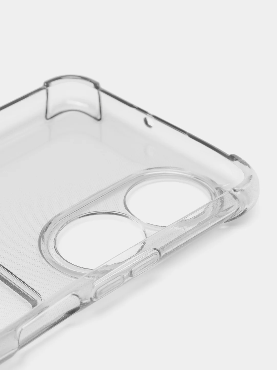 Серый силиконовый чехол для Honor X7 (Хонор Х7), с карманом для карт, прозрачный