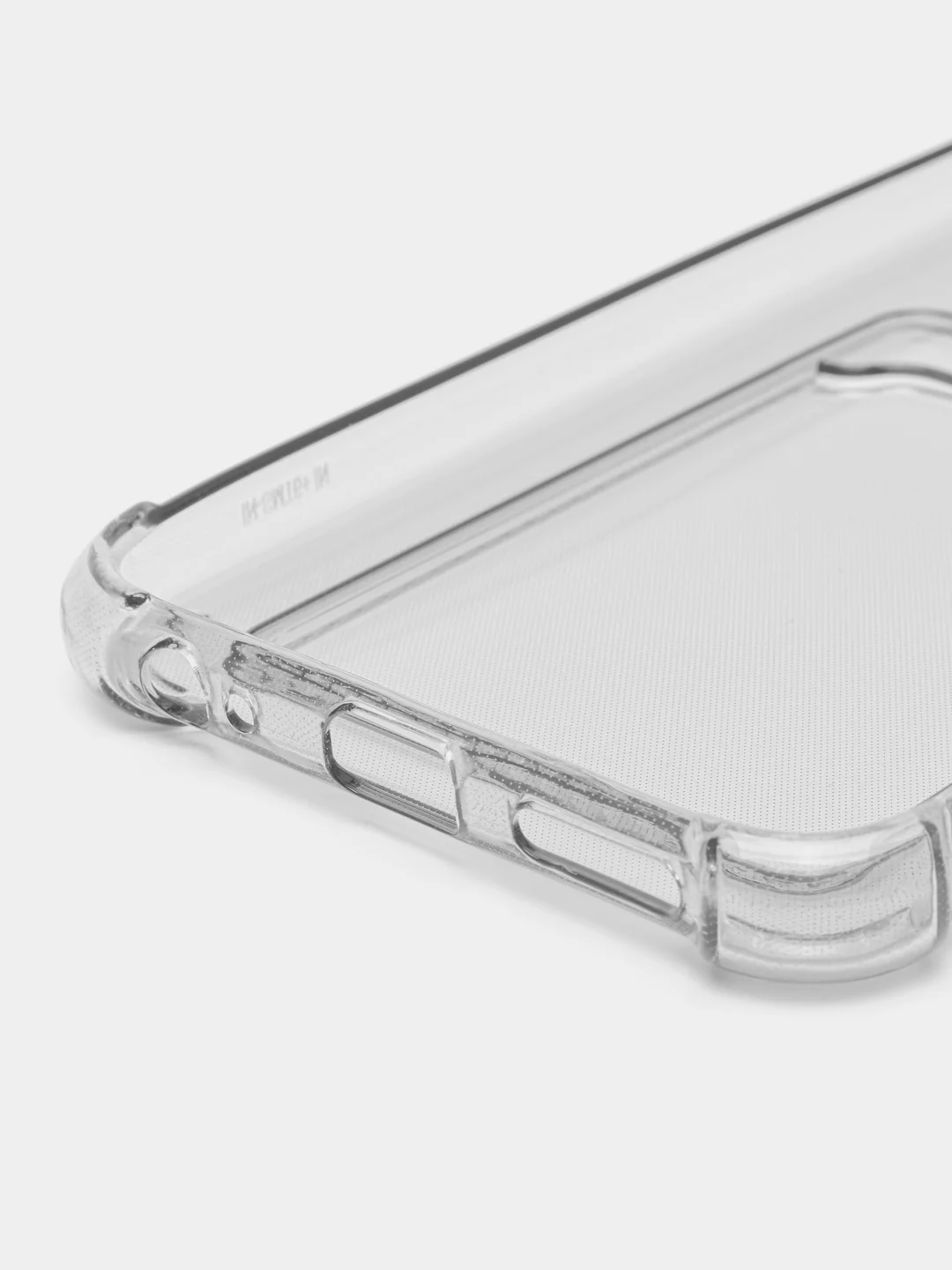 Серый чехол для Infinix Smart 6 Plus (Инфиникс Смарт 6 Плюс) прозрачный, с карманом для карты