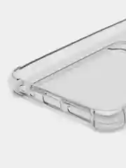 Серый чехол для Infinix Smart 6 Plus (Инфиникс Смарт 6 Плюс) прозрачный, с карманом для карты