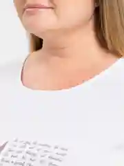 Белый футболка женская