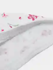 Вишнёвый шапочка-чепчик для новорожденного, швы наружу, 100% хлопок