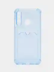 Синий меланж чехол для Huawei Honor 10i/20E, Хонор 10ай/е, с отсеком для карт, картхолдер, защита углов