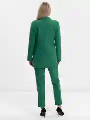 Зеленый костюм классический деловой женский Blazer