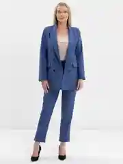 Синий костюм классический деловой женский Blazer