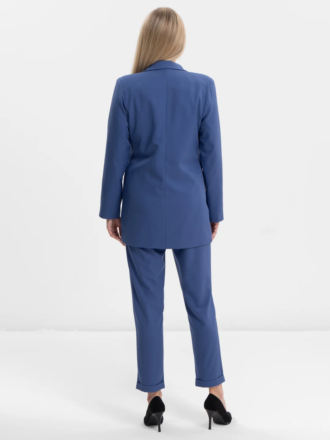 Синий костюм классический деловой женский Blazer